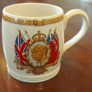 Mug King George V And Queen Mary Silver Jubilee 1935